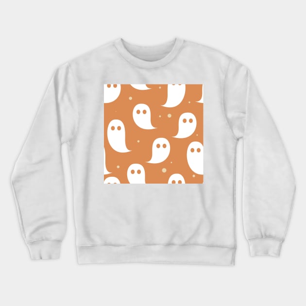 Spooky Halloween Pattern Crewneck Sweatshirt by Ria_Monte